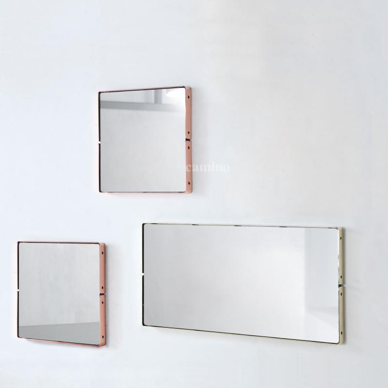 40" x 40" x 4" Clear Steel Glass Mirror